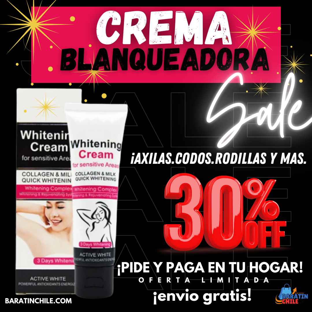 👉Crema N1 aclarante axilas, rodillas, codos, entrepiernas ect.👸