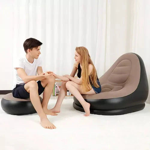 👉SOFA INFLABLE TENDENCIA PARA VIAJES CON REPOSA PIES➕ENVIO GRATIS✔