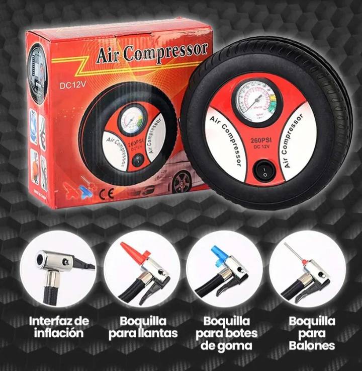 🚗 COPRESOR 3 en 1 PORTATIL ➕ENVIO GRATIS💯